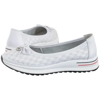 Półbuty Filippo Białe DP6718/26 WH