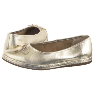 Baleriny Filippo Złote DP6856/25 GO