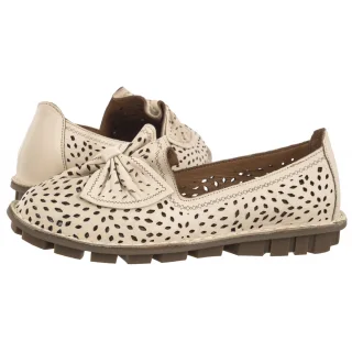 Półbuty Venezia Beżowe E136LEBEOBM029