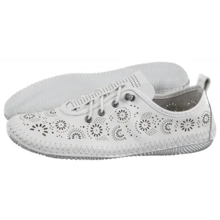 Półbuty Venezia Białe Ażurowe R164LEWHOSP047