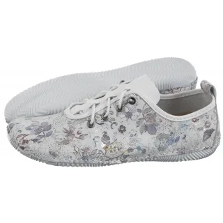 Półbuty Venezia Białe w Kwiaty R161NUMUOSP047