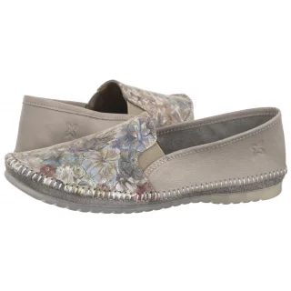 Półbuty Maciejka Beżowe w Kwiaty T3512-73/00-0