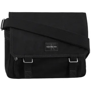 Torebka Listonoszka Calvin Klein Workwear Flap Messenger Na Black LV04G3091G UB1