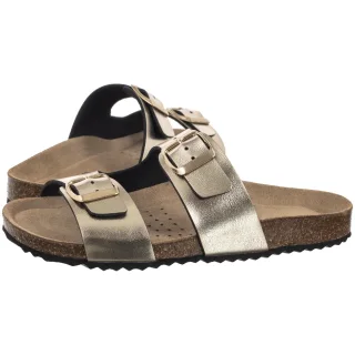 Klapki Geox D Brionia L Lt Gold D35LSL 000BN C2012