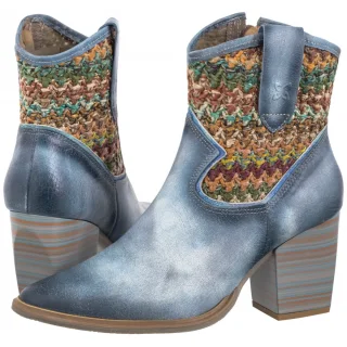 Kowbojki Maciejka Niebieskie 06810-06/00-1