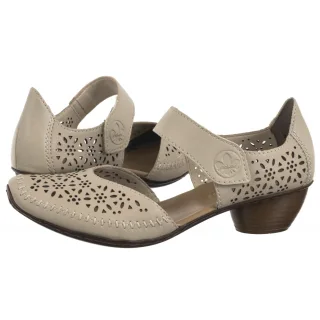 Sandały Rieker Beżowe 43750-62 Beige