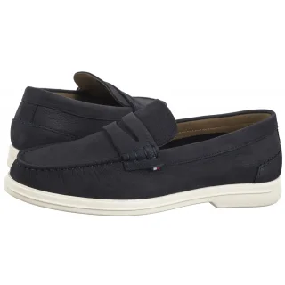 Mokasyny Tommy Hilfiger Tommy Hilfiger Nubuck P Loafer Desert Sky FM0FM05350 DW5