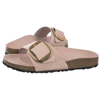 Klapki Birkenstock Madrid Big Buckle High-Shine Light Rose 1029448