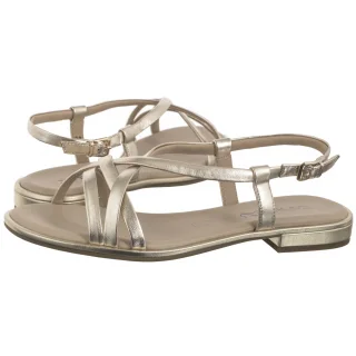 Sandały Caprice Złote 9-28100-44 978 Lt. Gold Metal