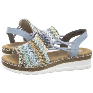Sandały Rieker Multikolor V1241-91 Multi