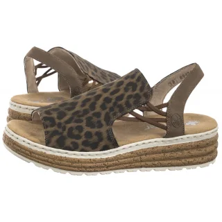 Sandały Rieker Multikolor 62741-90 Multi