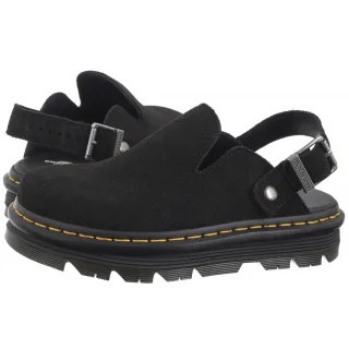 Klapki Dr. Martens ZebZag Mule Eh Suede Black 31657001