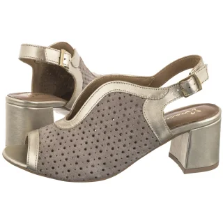 Sandały Maciejka Beżowe+Złote 06920-04/00-1