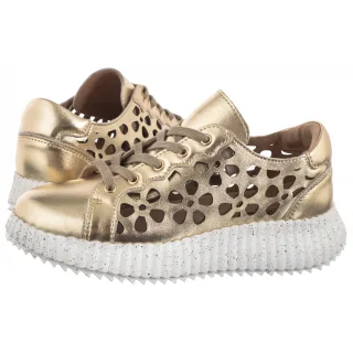 Sneakersy Artiker Złote 56C1170