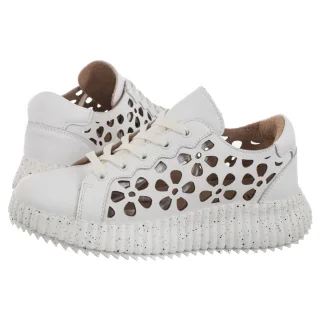 Sneakersy Artiker Białe 56C1167
