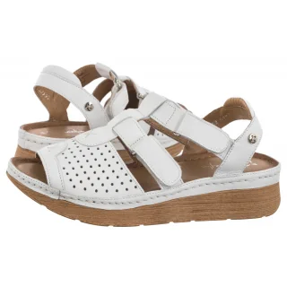 Sandały Maciejka Białe L6847-11/00-1