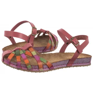 Sandały Maciejka Różowe/Multikolor 03074-39/00-0