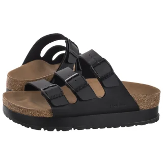 Klapki Papillio Florida III Pap Flex Platform Vegan Black 1029737