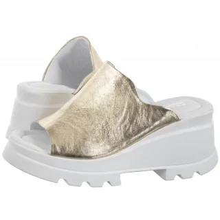 Klapki Artiker Złote 56C0435