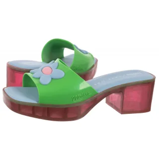 Klapki Melissa Shape+Lazy Oaf AD 33566/AA387 Pink/Green/Blue