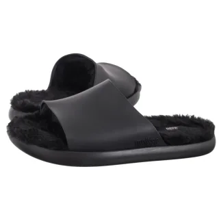 Klapki Melissa Fluffy Slide AD 33309/50522 Black