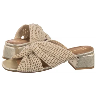 Klapki Maciejka Złote/Beżowe 06955-25/00-0