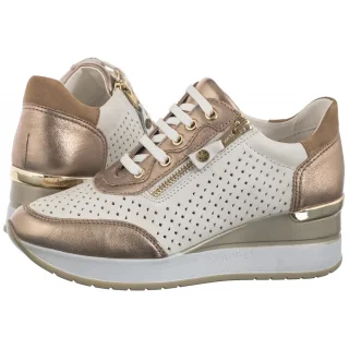 Sneakersy Maciejka Złoto-Białe P6804-25/00-5