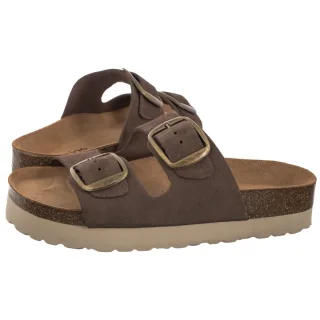 Klapki Wojas Brązowe 74147-62