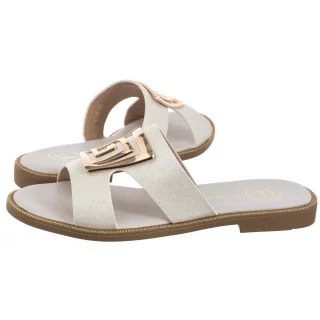 Klapki Filippo Białe DK3703/25 WH