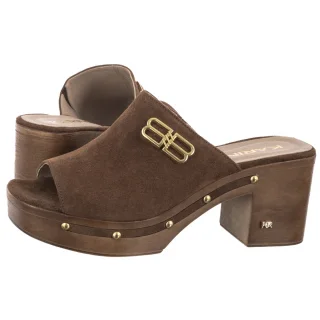 Klapki Karino Brązowe 5093/015-P