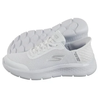Buty Sportowe Skechers Go Walk Flex Slip-Ins Grand Entry White 124836/WHT