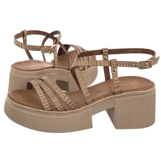 Sandały Maciejka Złote 06990-25/00-0