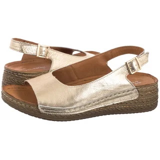 Sandały Maciejka Złote L7069-25/00-1