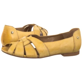 Baleriny Maciejka Żółte 06908-07/00-1