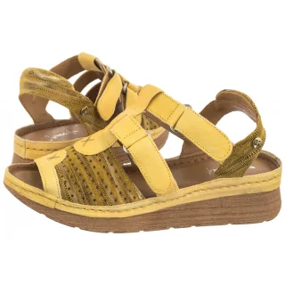 Sandały Maciejka Żółte L6847-17/00-1