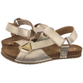 Sandały Maciejka Złote 07026-25/00-1