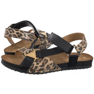 Sandały Maciejka Czarny+Pantera 07026-20/00-1