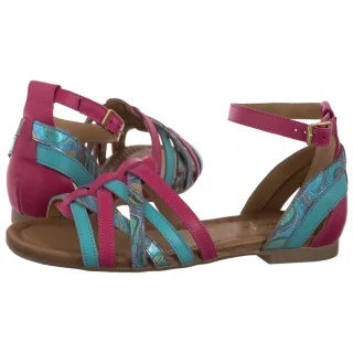 Sandały Maciejka Różowe/Niebieskie 06974-39/00-1