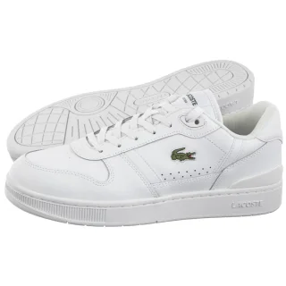 Sneakersy Lacoste T-Clip Set 224 2 Sma Wht/Wht 748SMA0031.21G
