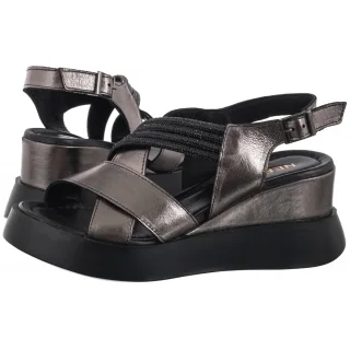 Sandały Nepeke Dragana Nickel Shiny