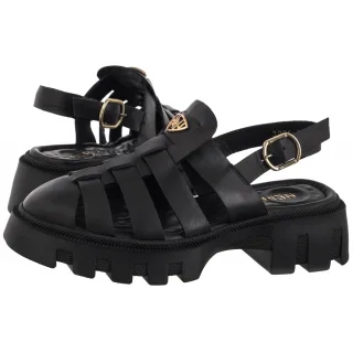 Sandały Nepeke Enver Black Leather