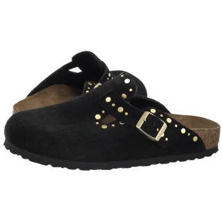 Klapki Birkenstock Boston Rivet Border Black 1030491