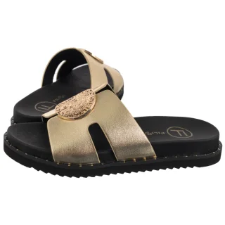 Klapki Filippo Złote DK7050/25 GO