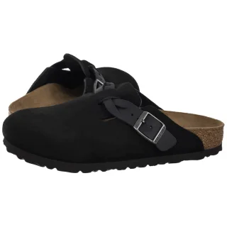 Klapki Birkenstock Boston Braided Black 1030497