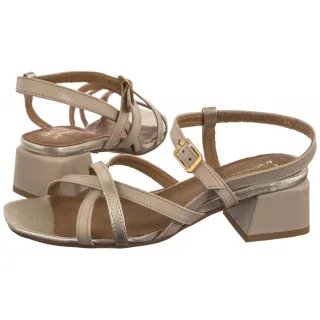 Sandały Maciejka Beżowe/Złote 06959-25/00-1