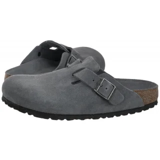 Klapki Birkenstock Boston BS Soft Footbed Basalt Gray Tonal FB 1030874