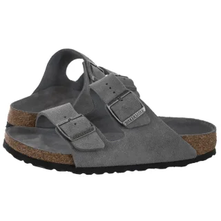 Klapki Birkenstock Arizona Bs Soft Footbed Basalt Gray Tonal FB 1030912