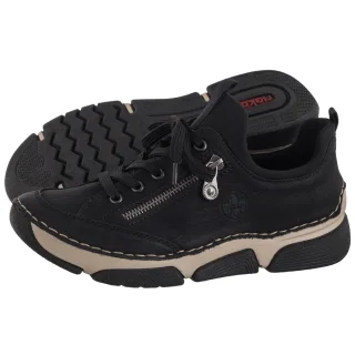 Półbuty Rieker Czarne 45973-00 Black