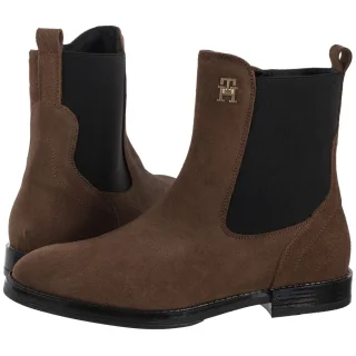 Sztyblety Tommy Hilfiger Chelsea Boot Light Brown T4A5-34033-1429509
