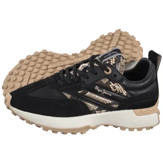 Sneakersy Pepe Jeans Lucky Fenix Black PLS600019 999